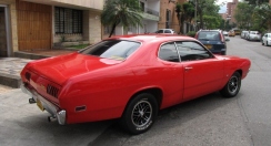 Dodge demon red 1971